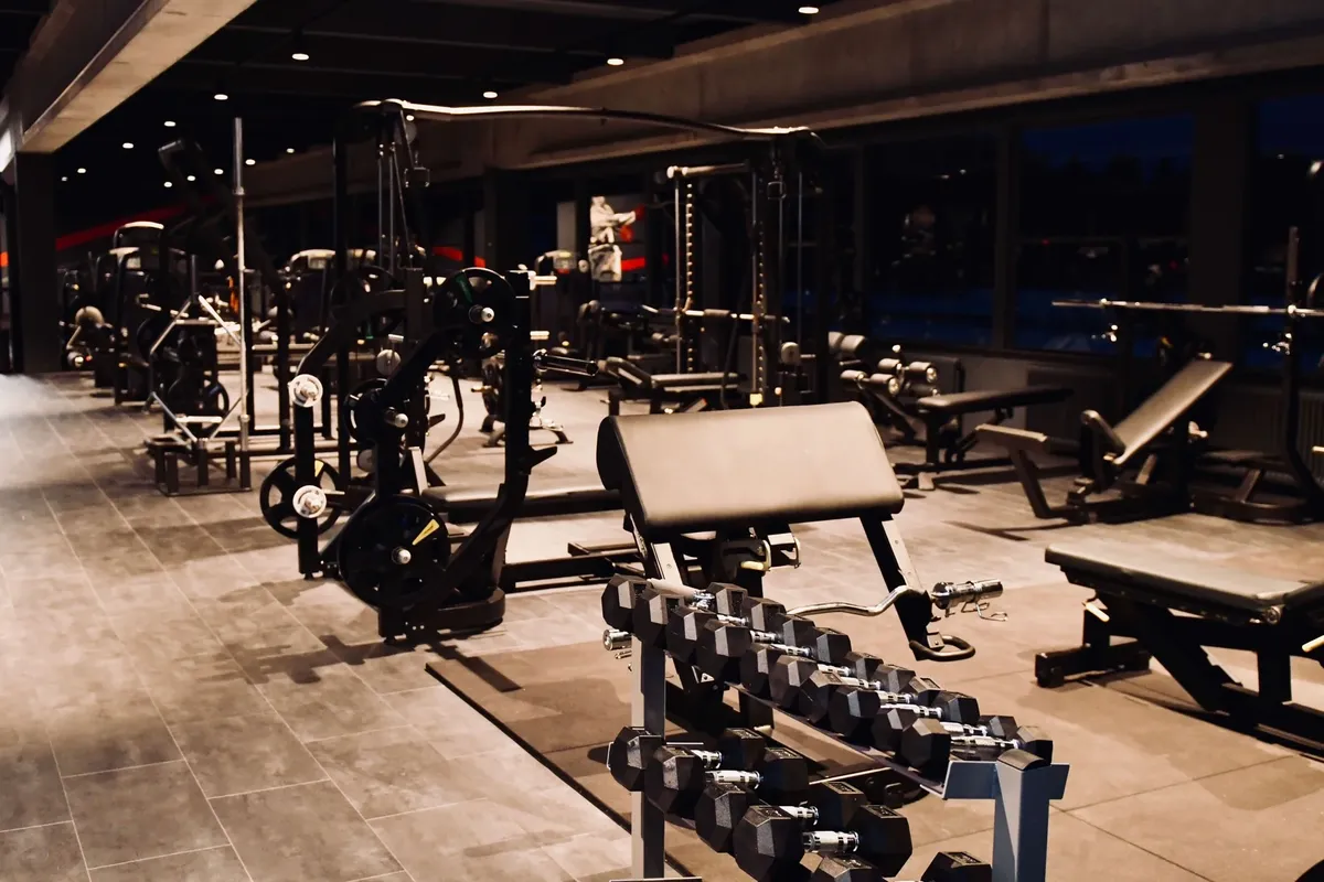 De fitnesszaal van Team Champ